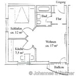 Miete 2 Schlafzimmer haus von 44 m² in Dresden