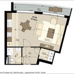 Rent 1 bedroom apartment of 40 m² in Woluwe-Saint-Lambert