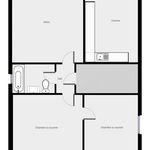 Appartement de 104 m² avec 2 chambre(s) en location à Herstal