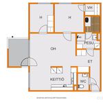 Vuokraa 3 makuuhuoneen asunto, 68 m² paikassa Lappeenranta
