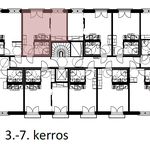 Vuokraa 2 makuuhuoneen asunto, 32 m² paikassa Turku