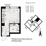 21 m² yksiö kaupungissa Jyväskylä