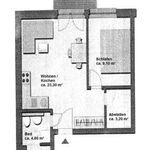 Miete 2 Schlafzimmer wohnung von 43 m² in Dresden
