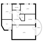 Wynajmij 3 sypialnię apartament z 78 m² w Krakow