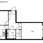 Vuokraa 2 makuuhuoneen asunto, 59 m² paikassa Lappeenranta
