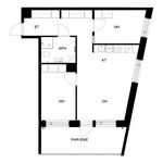 Vuokraa 3 makuuhuoneen asunto, 64 m² paikassa Espoo