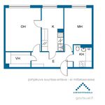 Rent 2 bedroom apartment of 52 m² in puurata