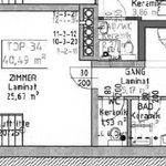 Miete 1 Schlafzimmer wohnung von 40 m² in Vienna