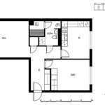 Rent 2 bedroom house of 59 m² in Gammelbacka,