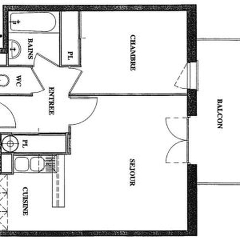 Appartement Toulouse - 2 pièce(s) - 44.0 m2,