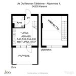 Vuokraa 1 makuuhuoneen asunto, 31 m² paikassa Kerava