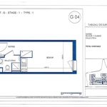Rent 1 bedroom apartment of 21 m² in Saint-Jean