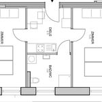 Miete 2 Schlafzimmer wohnung von 44 m² in Leoben