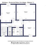 Huur 3 slaapkamer huis van 117 m² in Strée