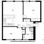 Rent 3 bedroom apartment of 60 m² in Joensuu