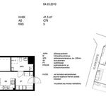 Rent 1 bedroom apartment of 41 m² in Espoo