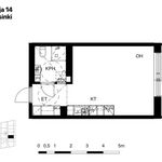 Rent 1 bedroom apartment of 31 m² in Pohjois-Pasila,