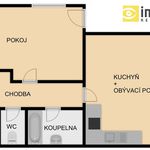 Pronajměte si 2 ložnic/e byt o rozloze 58 m² v Mýto