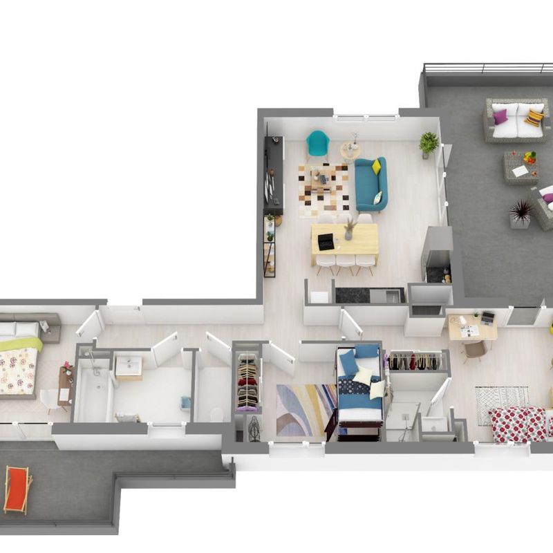Location appartement  pièce ST NAZAIRE 83m² à 915.03€/mois - CDC Habitat