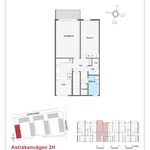 Rent 2 bedroom apartment of 66 m² in Astrakanvägen