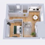 Miete 2 Schlafzimmer wohnung von 60 m² in Detmold