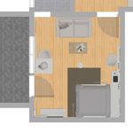 Rent 1 bedroom apartment of 33 m² in Leverkusen