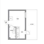 Rent 1 bedroom apartment of 17 m² in Venngarn