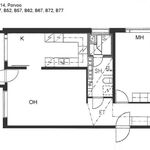 Rent 2 bedroom house of 62 m² in Porvoo