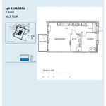 Rent 2 bedroom apartment of 48 m² in Oxie - Centrum