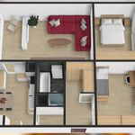 Pronajměte si 3 ložnic/e byt o rozloze 72 m² v Sezemice
