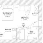 Miete 1 Schlafzimmer studentenwohnung von 31 m² in Berlin