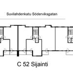 2 huoneen asunto 48 m² kaupungissa Helsinki
