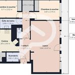 Rent 3 bedroom apartment of 72 m² in Poisat