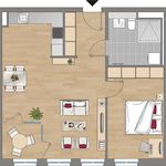 Rent 2 bedroom apartment of 58 m² in Dresden