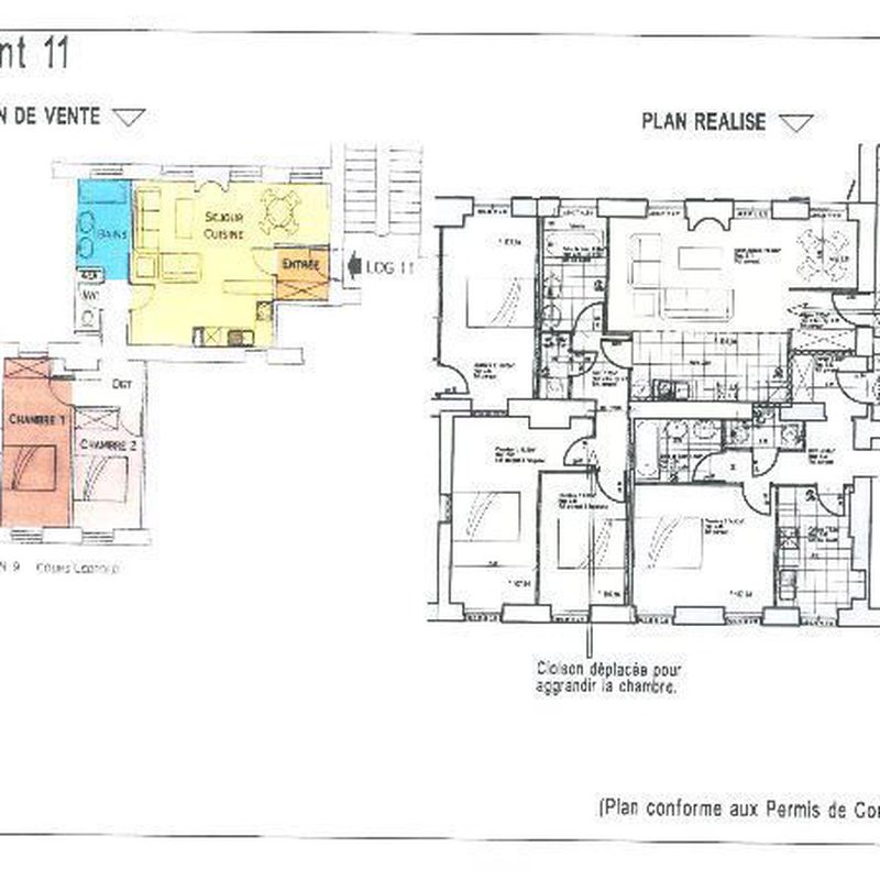 Appartement 3 pièces - 64m² - NANCY