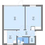 Lej 2-værelses lejlighed på 55 m² i Jerslev J