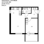 Rent 2 bedroom apartment of 45 m² in Rovaniemi