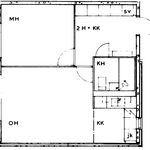 Rent 2 bedroom apartment of 49 m² in Imatra
