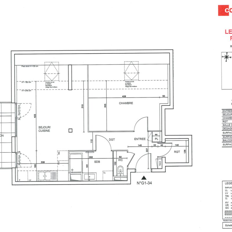 Location appartement  pièce WOLFISHEIM 53m² à 868.30€/mois - CDC Habitat