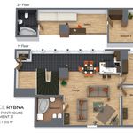 Rent 3 bedroom apartment of 150 m² in Prague