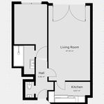 Rent 1 bedroom house of 68 m² in Gent