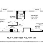 Rent 2 bedroom apartment of 845 m² in Chicago
