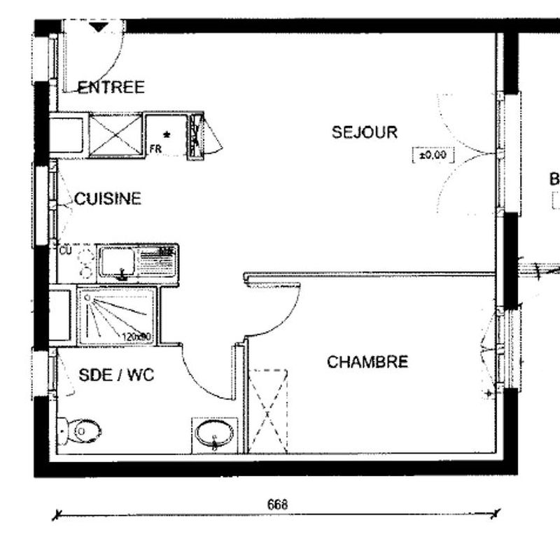 Location appartement 2 pièces 41 m² La Norville (91290)