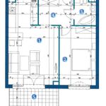 Wynajmij 2 sypialnię apartament z 51 m² w Pruszków