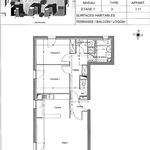 Appartement de 77 m² avec 3 chambre(s) en location à Nantes