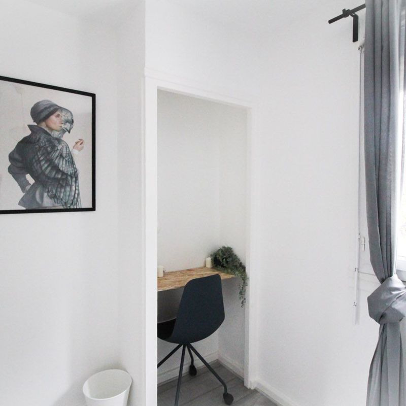 Co-living : 10m² room, fully furnished Villeurbanne