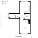 Rent 1 bedroom apartment of 41 m² in Turku