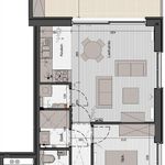 Huur 1 slaapkamer appartement van 60 m² in Brugge