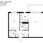 Vuokraa 2 makuuhuoneen talo, 49 m² paikassa Järvenpää