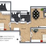 Pronajměte si 2 ložnic/e byt o rozloze 105 m² v Praha